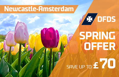 Save up to £70 on Newcastle-Amsterdam Ferry Crossings Save up to £70 on Newcastle-Amsterdam Ferry Crossings